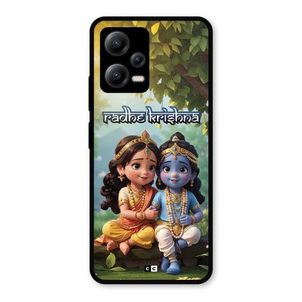 Hare Radhe Krishna Metal Back Case for Poco X5