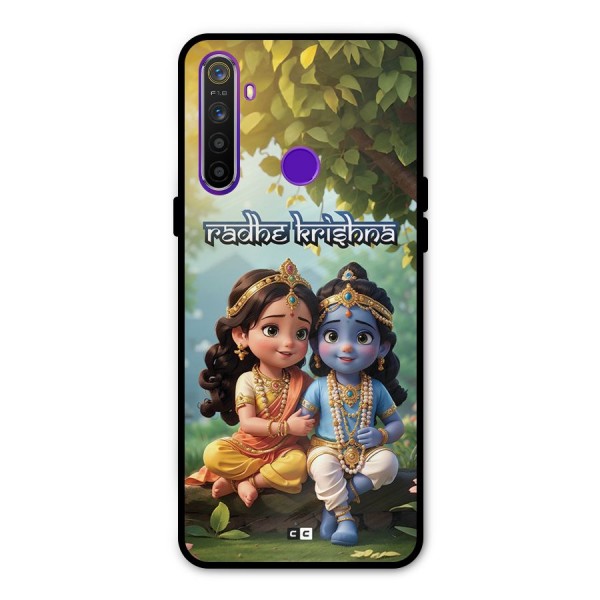 Hare Radhe Krishna Metal Back Case for Realme Narzo 10
