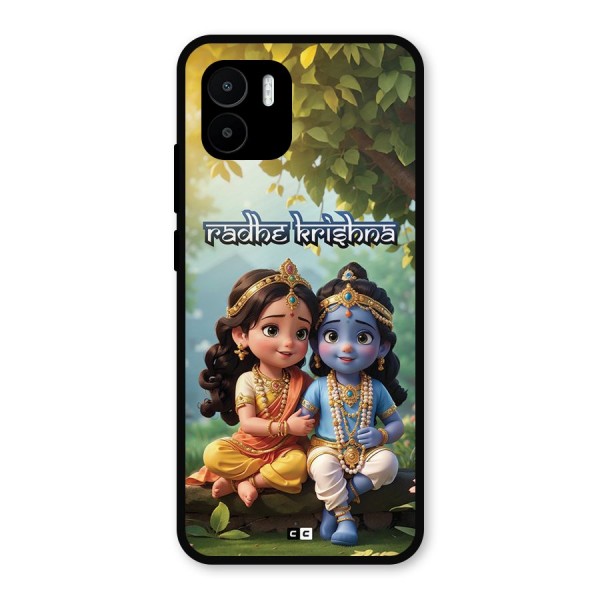 Hare Radhe Krishna Metal Back Case for Redmi A1
