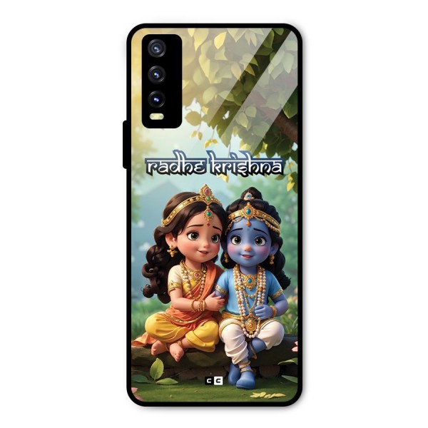 Hare Radhe Krishna Metal Back Case for Vivo Y20i