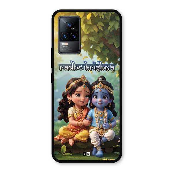 Hare Radhe Krishna Metal Back Case for Vivo Y73