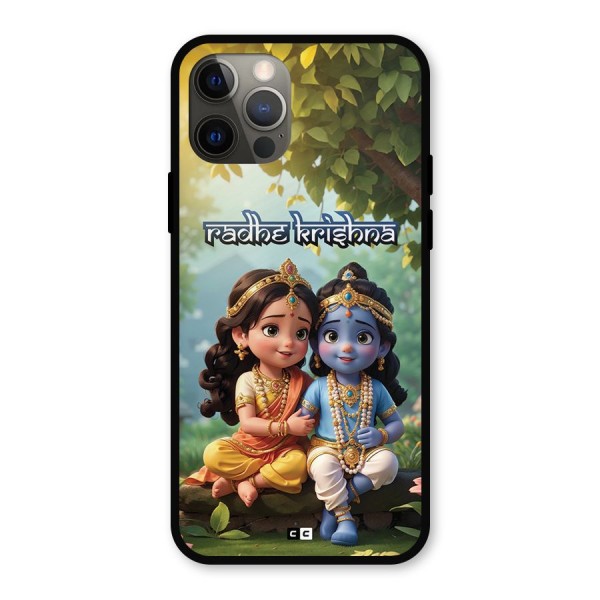 Hare Radhe Krishna Metal Back Case for iPhone 12 Pro