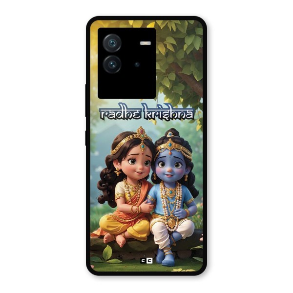 Hare Radhe Krishna Metal Back Case for iQOO Neo 6 5G