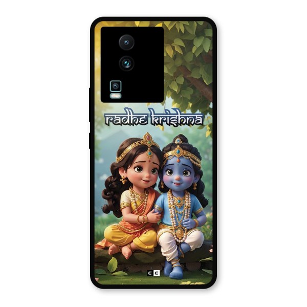 Hare Radhe Krishna Metal Back Case for iQOO Neo 7 Pro