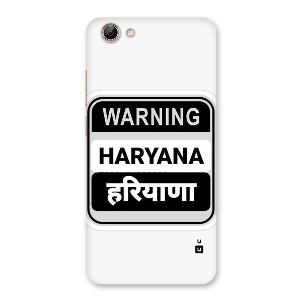Haryana Warning Back Case for Vivo Y71i