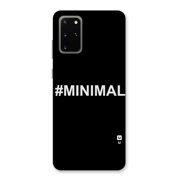 Hashtag Minimal Black Back Case for Galaxy S20 Plus