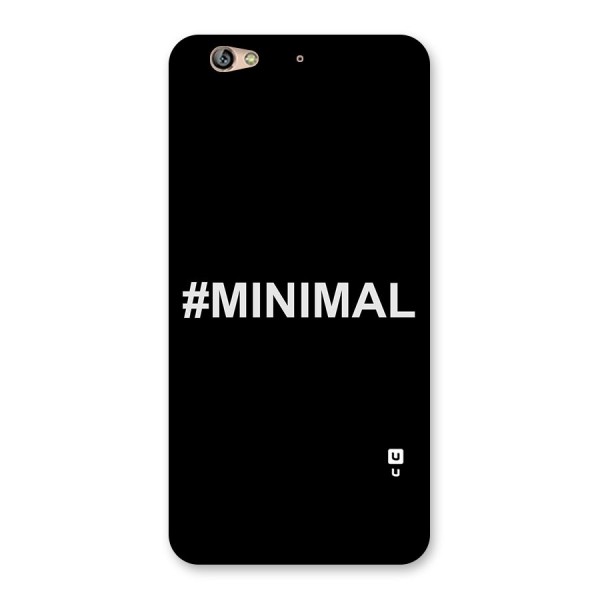 Hashtag Minimal Black Back Case for Gionee S6