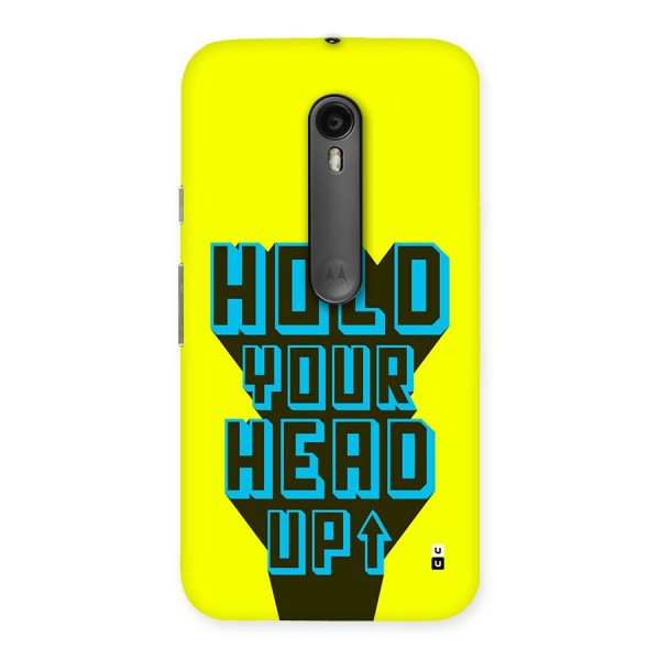 Head Up Back Case for Moto G3