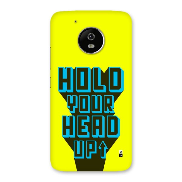Head Up Back Case for Moto G5