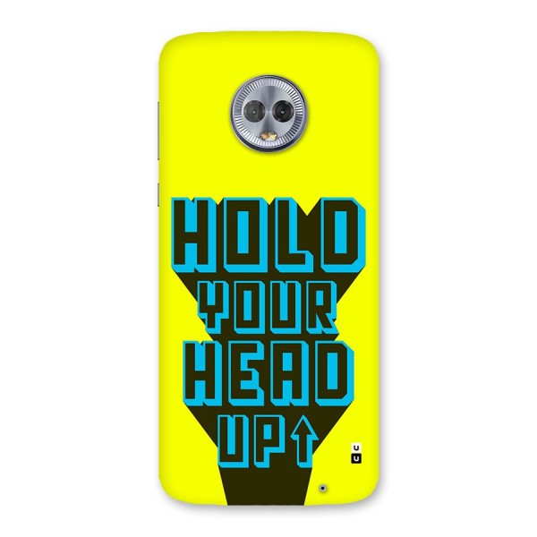 Head Up Back Case for Moto G6 Plus