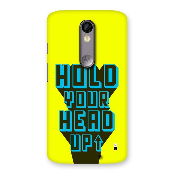 Head Up Back Case for Moto X Force
