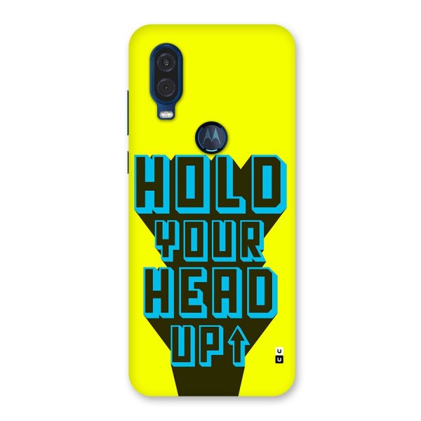 Head Up Back Case for Motorola One Vision