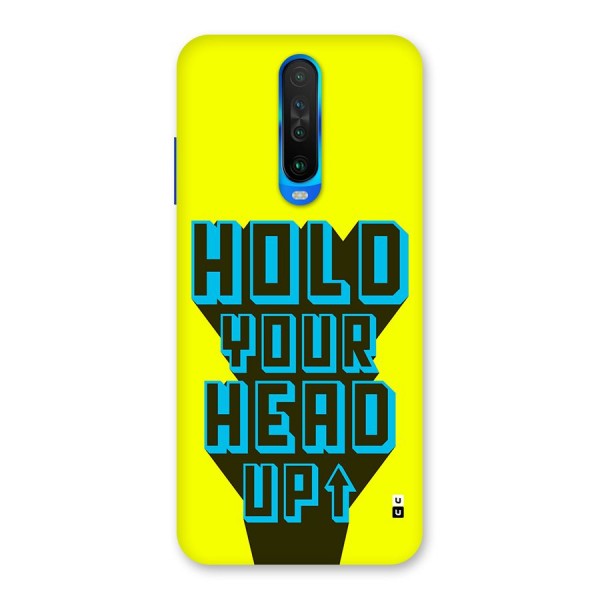 Head Up Back Case for Poco X2