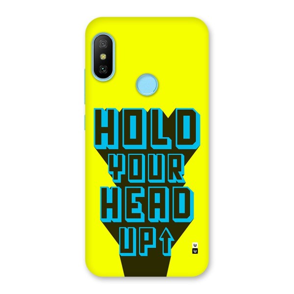 Head Up Back Case for Redmi 6 Pro