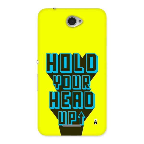 Head Up Back Case for Xperia E4