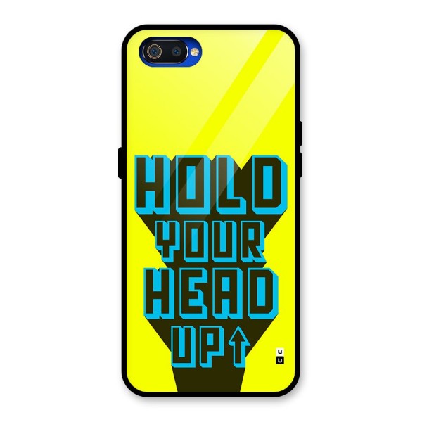 Head Up Glass Back Case for Realme C2