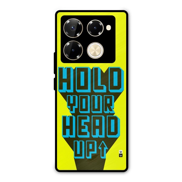 Head Up Metal Back Case for Infinix Note 40 Pro Plus