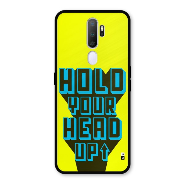 Head Up Metal Back Case for Oppo A9 (2020)