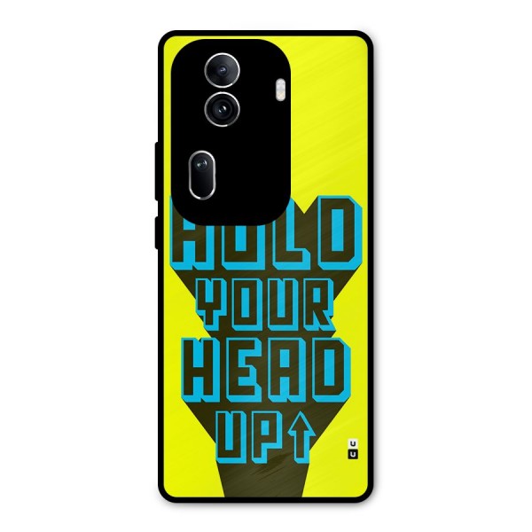 Head Up Metal Back Case for Oppo Reno11 Pro 5G