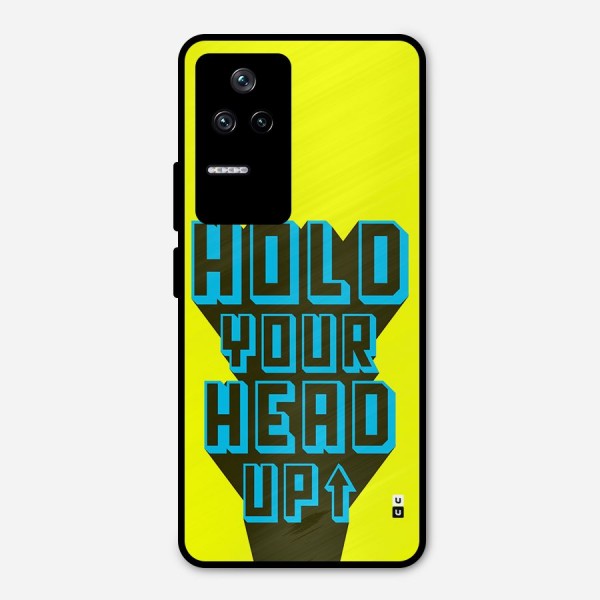 Head Up Metal Back Case for Poco F4 5G