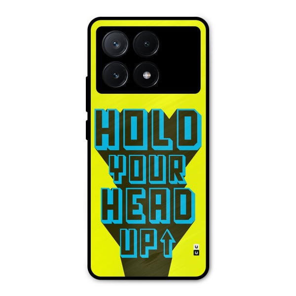 Head Up Metal Back Case for Poco X6 Pro