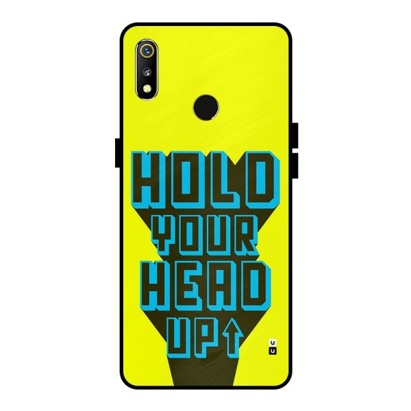 Head Up Metal Back Case for Realme 3