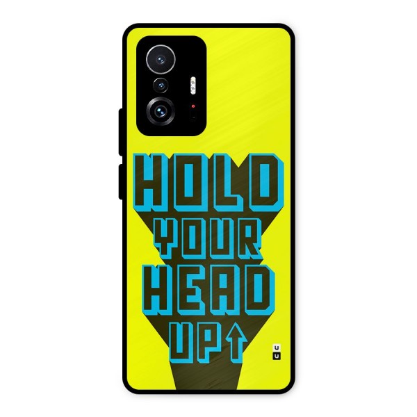 Head Up Metal Back Case for Xiaomi 11T Pro
