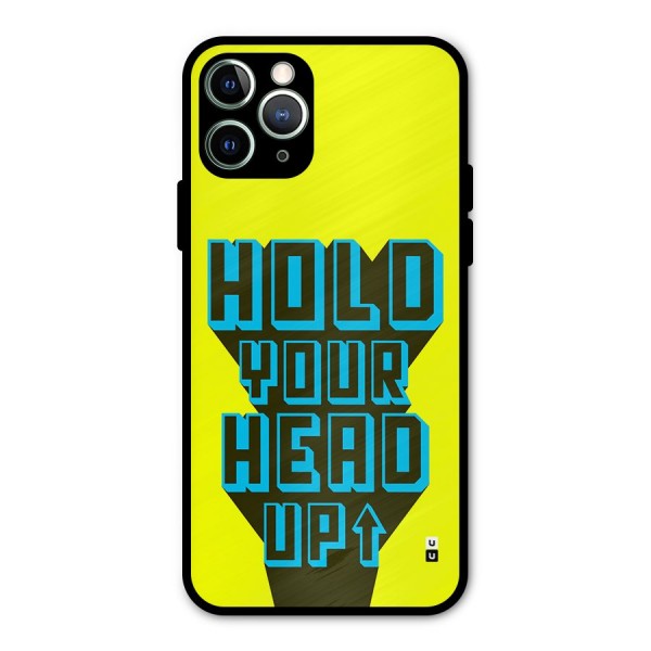Head Up Metal Back Case for iPhone 11 Pro Max