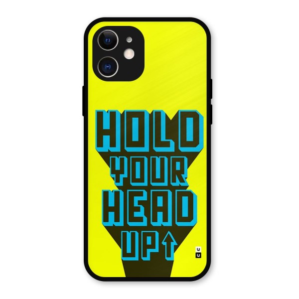 Head Up Metal Back Case for iPhone 12
