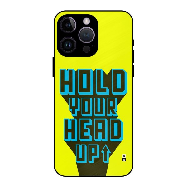 Head Up Metal Back Case for iPhone 14 Pro Max