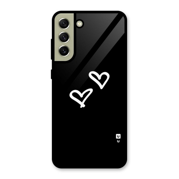 Hearts Love Glass Back Case for Galaxy S21 FE 5G