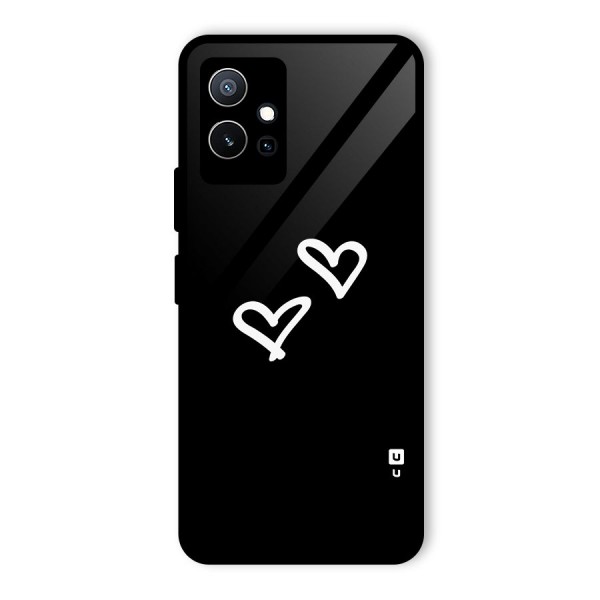 Hearts Love Glass Back Case for Vivo iQOO Z6