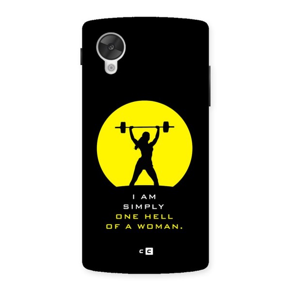 Hell Women Back Case for Google Nexus 5