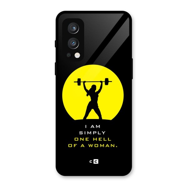 Hell Women Glass Back Case for OnePlus Nord 2 5G