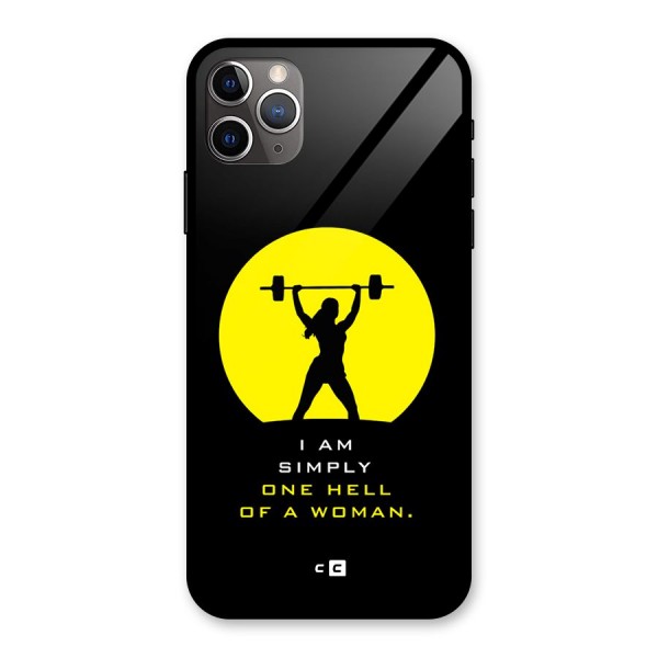 Hell Women Glass Back Case for iPhone 11 Pro Max