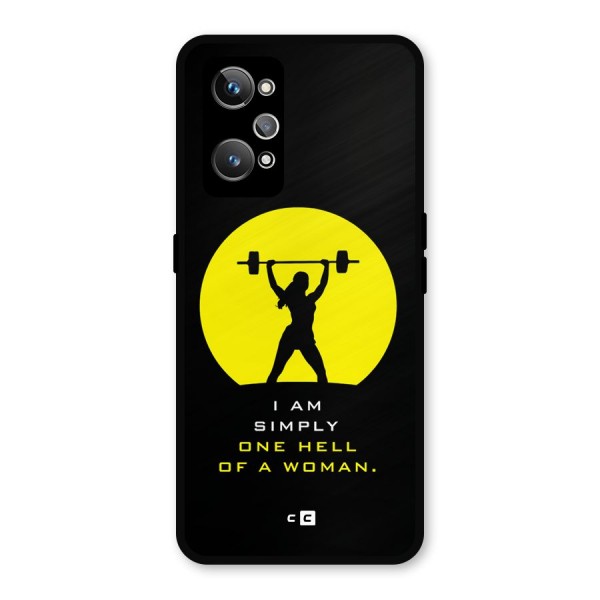 Hell Women Metal Back Case for Realme GT Neo2