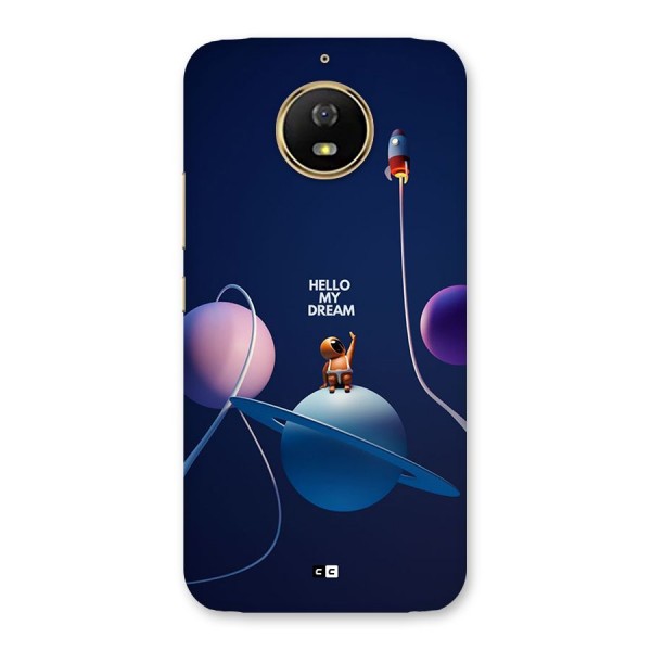 Hello My Dream Back Case for Moto G5s