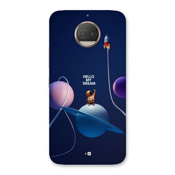 Hello My Dream Back Case for Moto G5s Plus