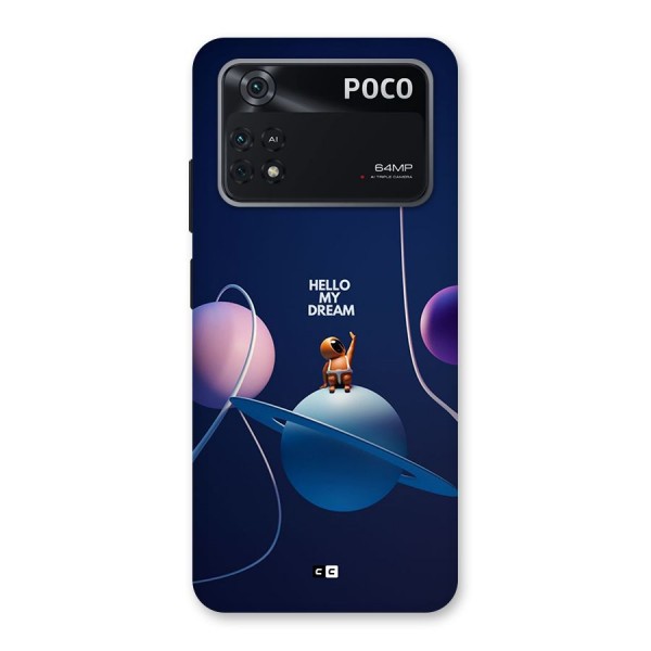 Hello My Dream Back Case for Poco M4 Pro 4G
