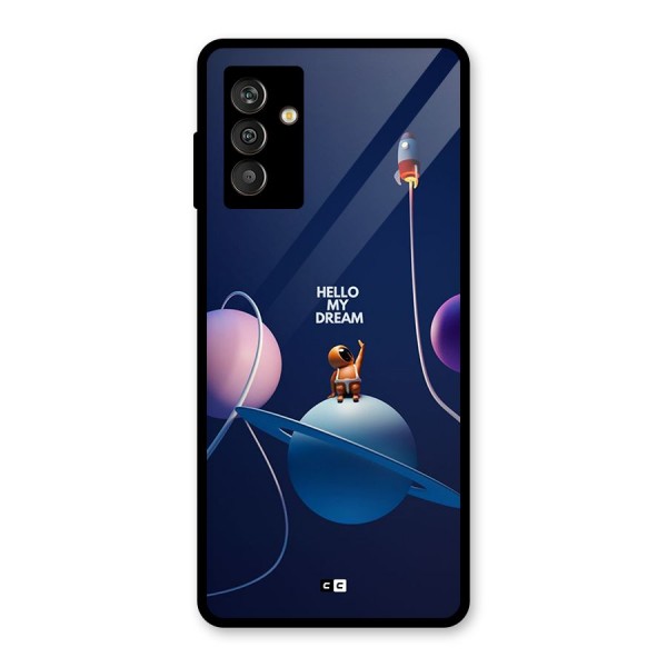 Hello My Dream Glass Back Case for Galaxy M13