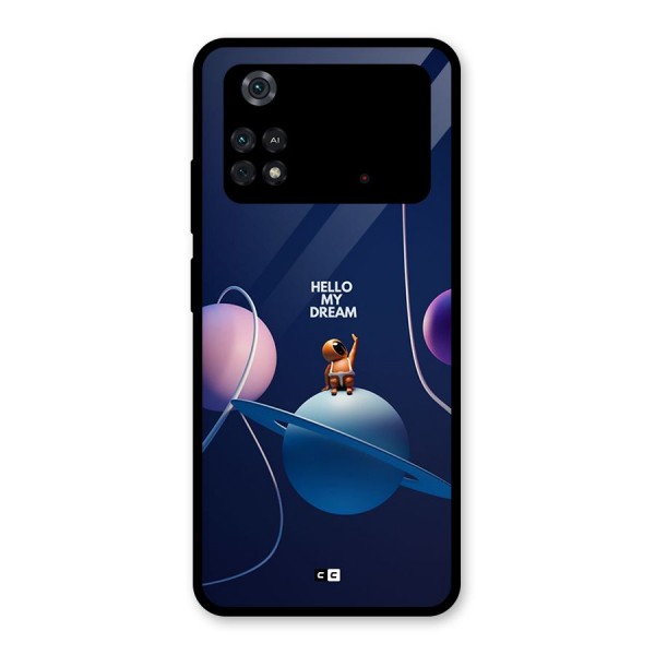 Hello My Dream Glass Back Case for Poco M4 Pro 4G