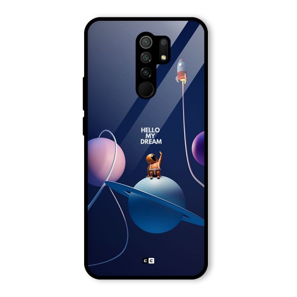 Hello My Dream Glass Back Case for Redmi 9 Prime