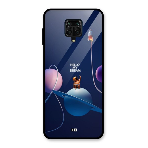 Hello My Dream Glass Back Case for Redmi Note 9 Pro Max