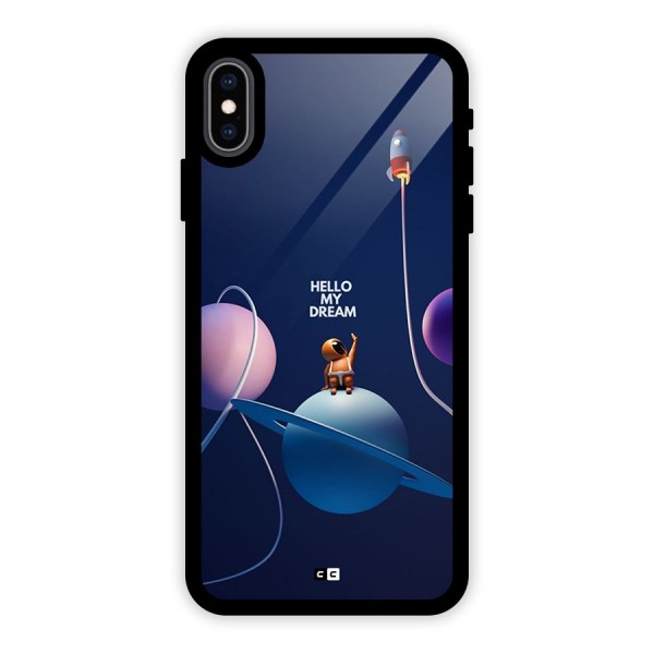 Hello My Dream Glass Back Case for iPhone XS Max