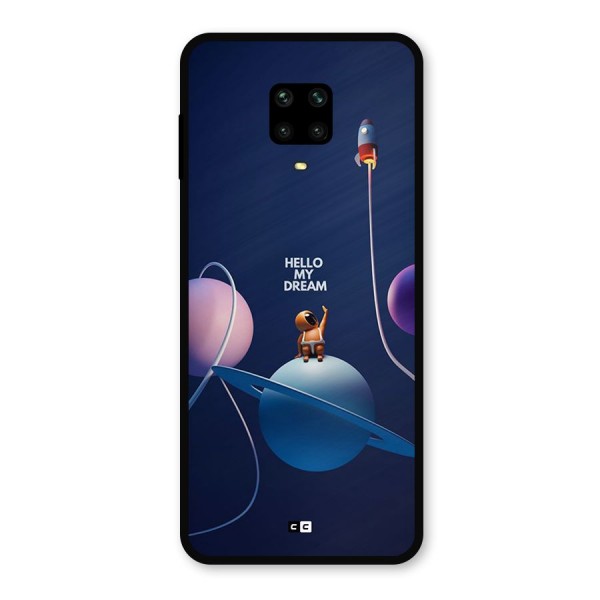 Hello My Dream Metal Back Case for Redmi Note 9 Pro Max