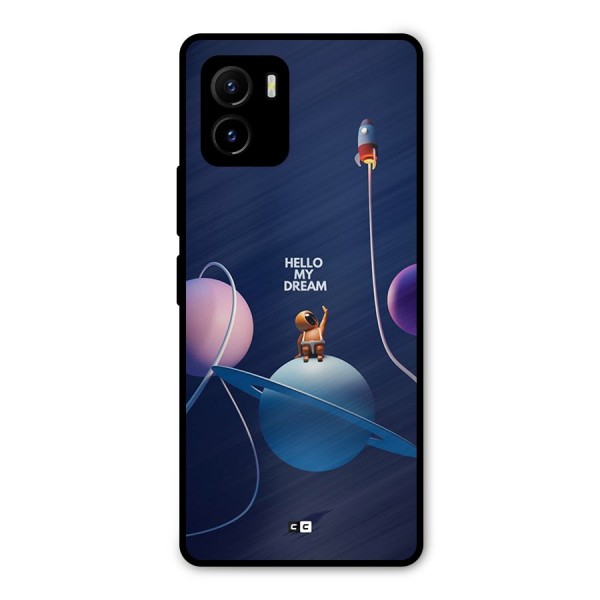 Hello My Dream Metal Back Case for Vivo Y15s