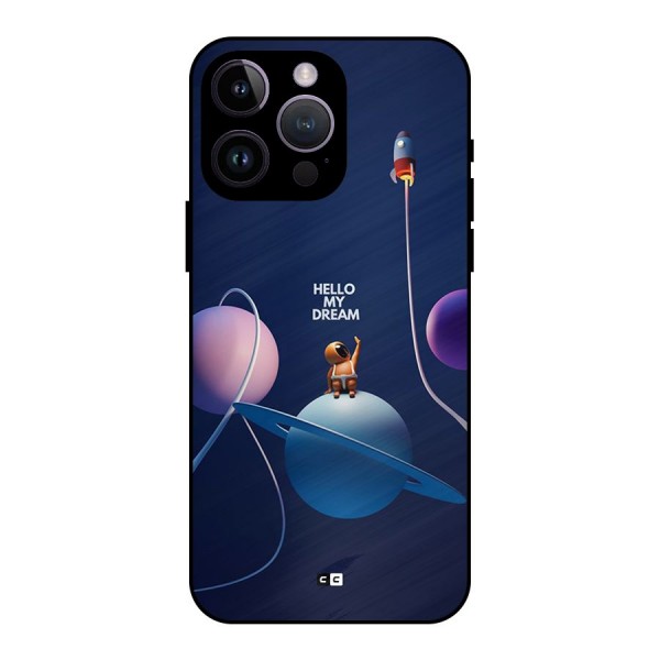 Hello My Dream Metal Back Case for iPhone 14 Pro Max
