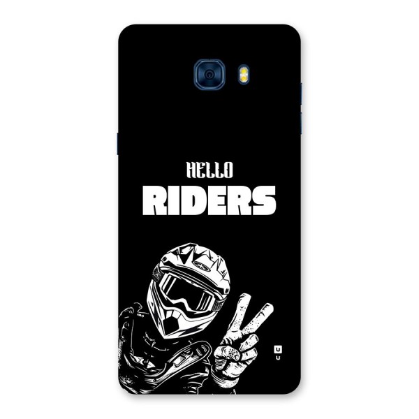 Hello Riders Back Case for Galaxy C7 Pro