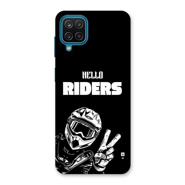 Hello Riders Back Case for Galaxy F12