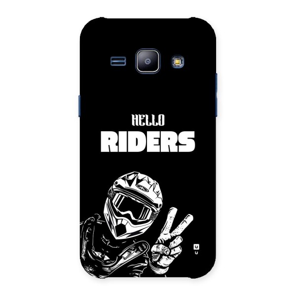 Hello Riders Back Case for Galaxy J1